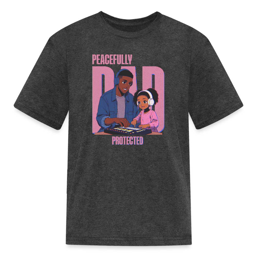 Kids' T-Shirt - heather black