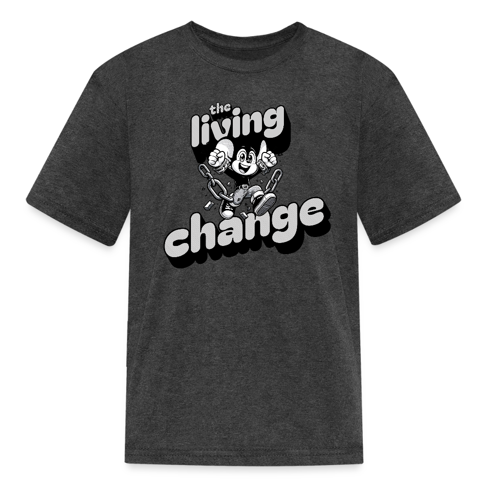 Kids' T-Shirt - heather black