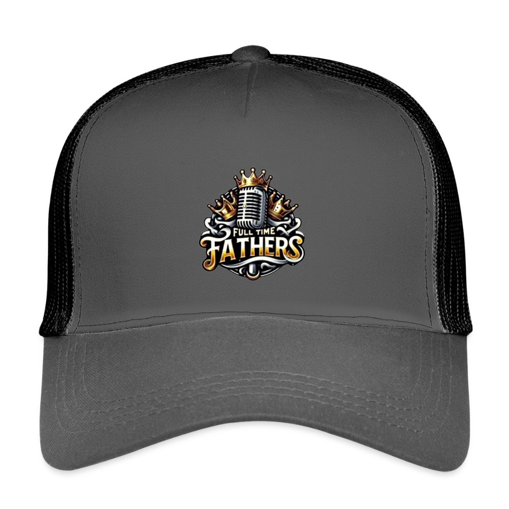Eco Trucker Cap - smoke grey/black